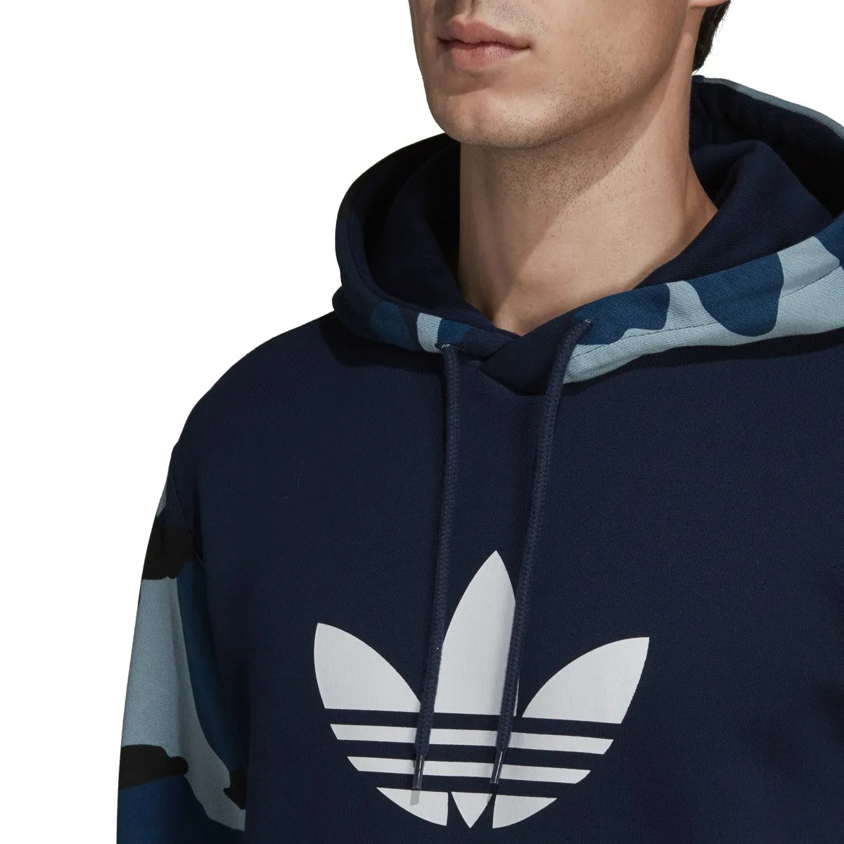 Adidas Originals Camouflage Mens Hoodie Collegiate Navy