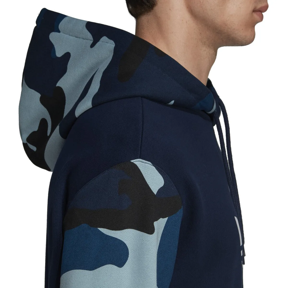 Adidas Originals Camouflage Mens Hoodie Collegiate Navy