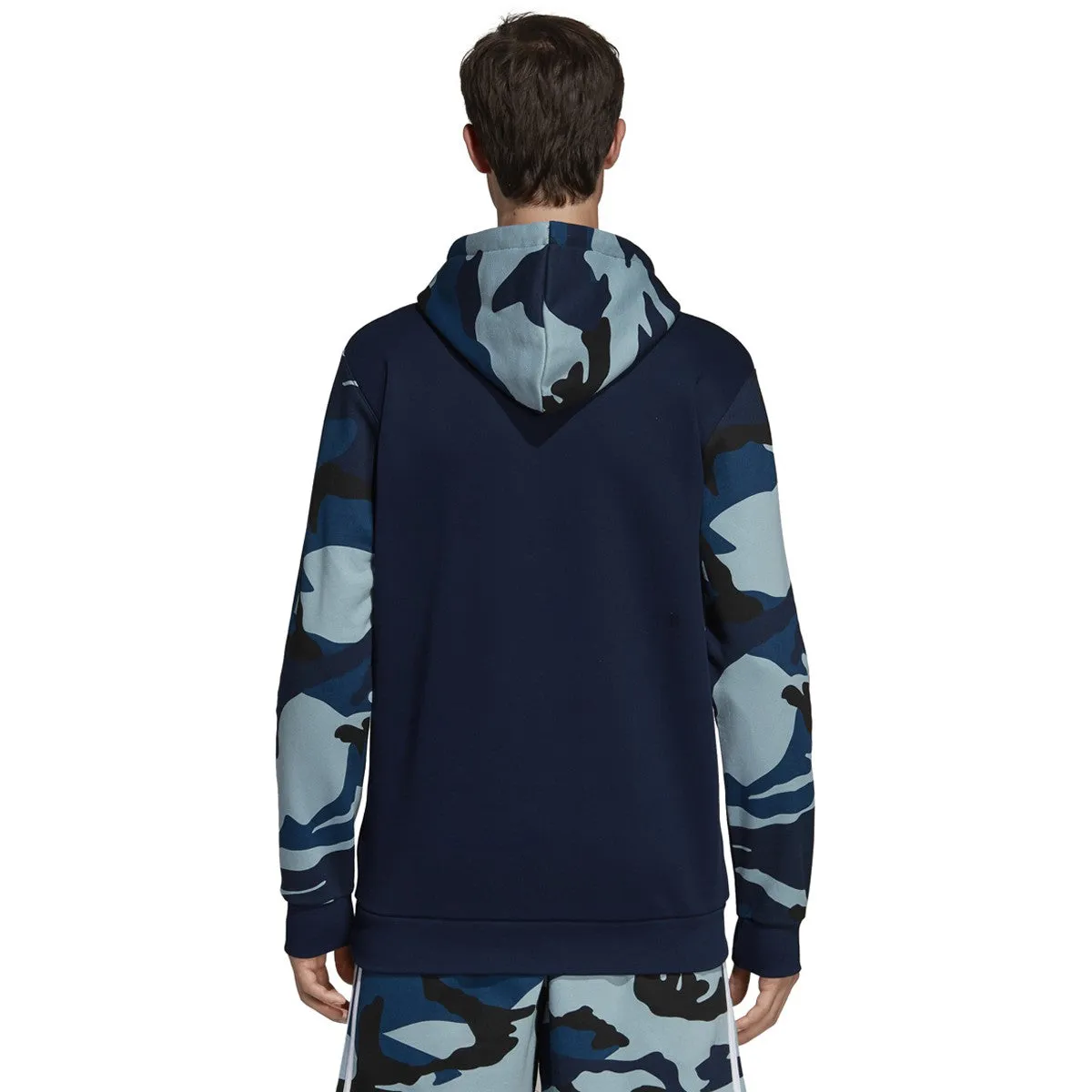 Adidas Originals Camouflage Mens Hoodie Collegiate Navy