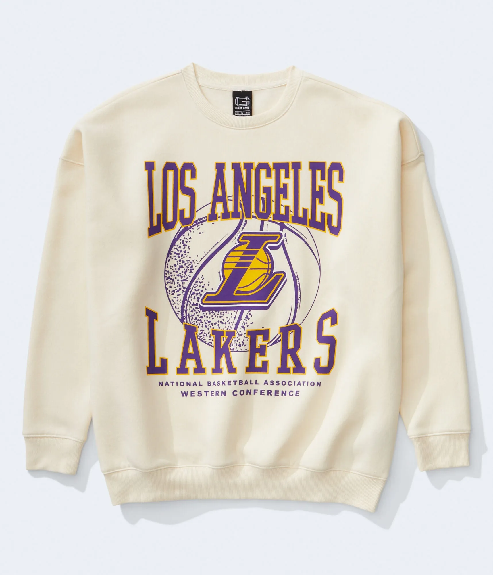 Aeropostale Womens' Los Angeles Lakers Basketball Crew Sweatshirt - Beige - Size XS - Cotton - Teen Fashion & Clothing Canvas Tote