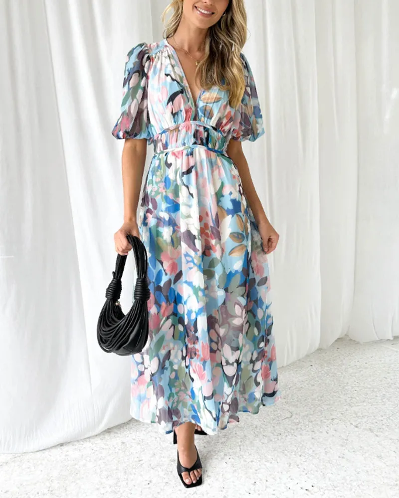 Anne - Elegant Floral Dress