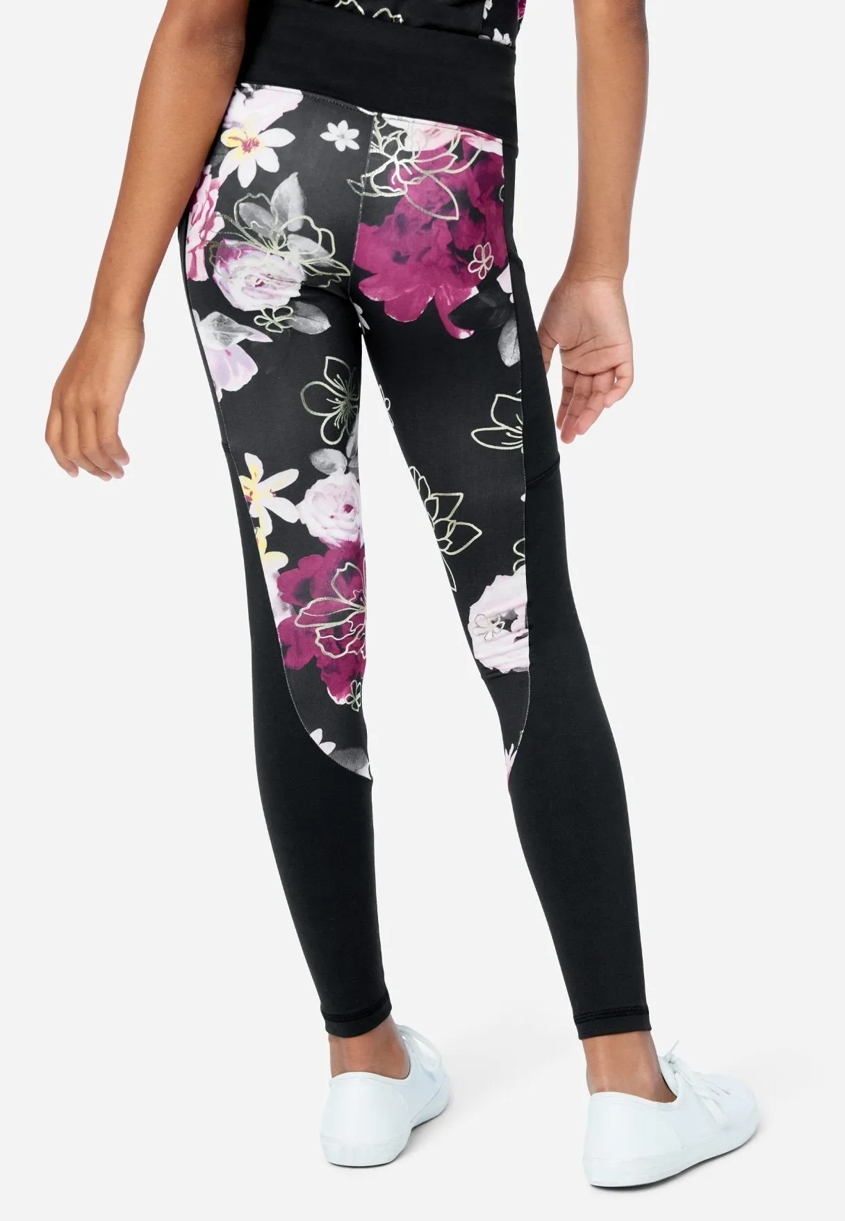 Collection X by Justice Color Block Full-Length Leggings