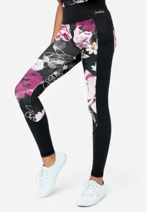 Collection X by Justice Color Block Full-Length Leggings