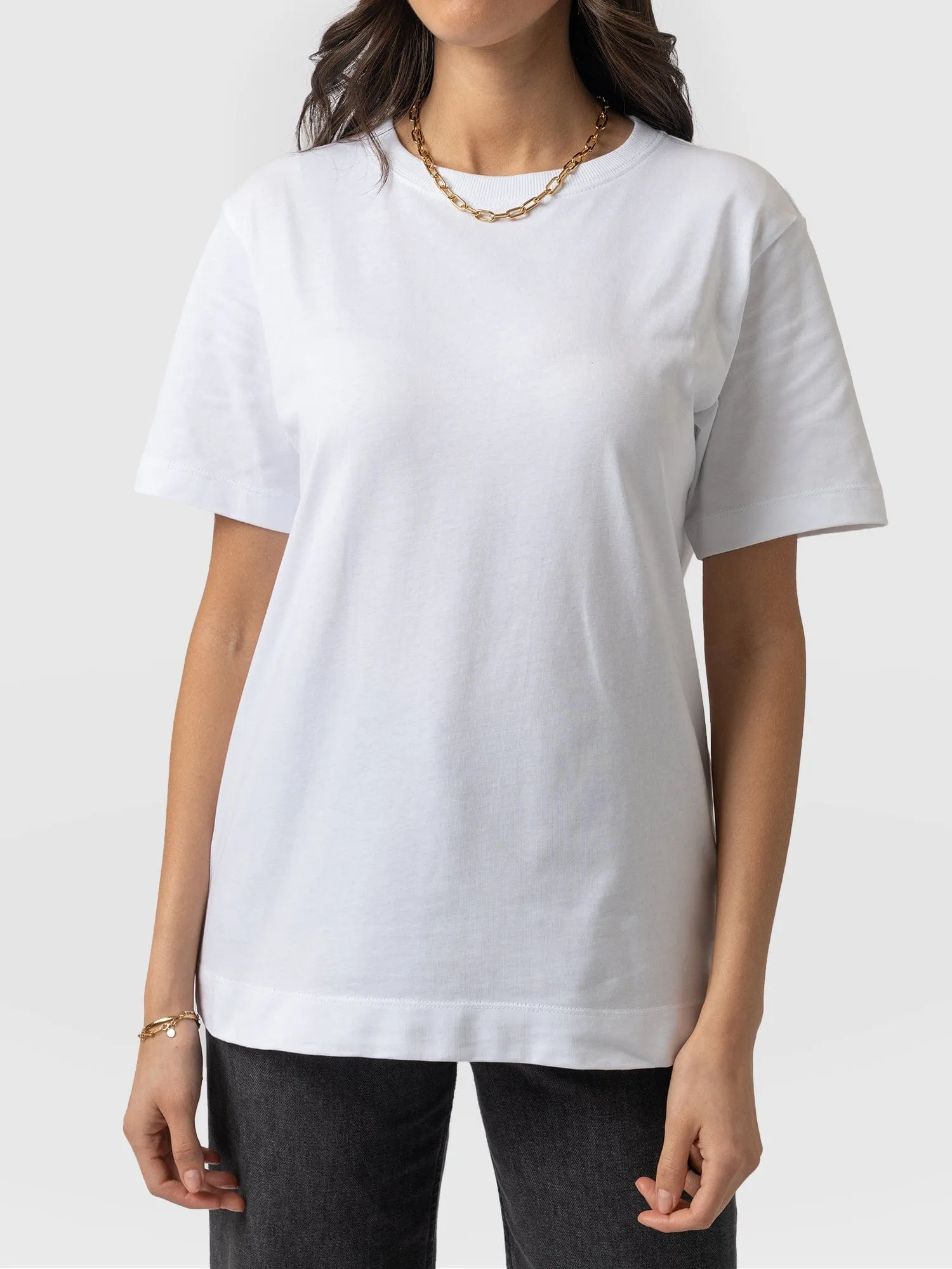 Finsbury Crew Neck Tee - White