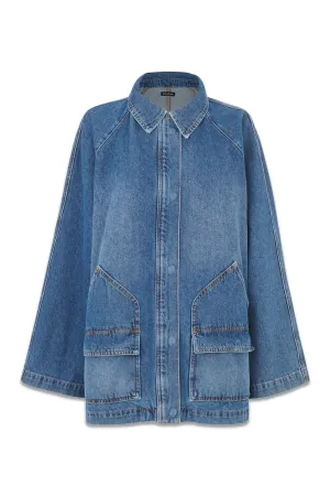 Flare Sleeve Denim Jacket