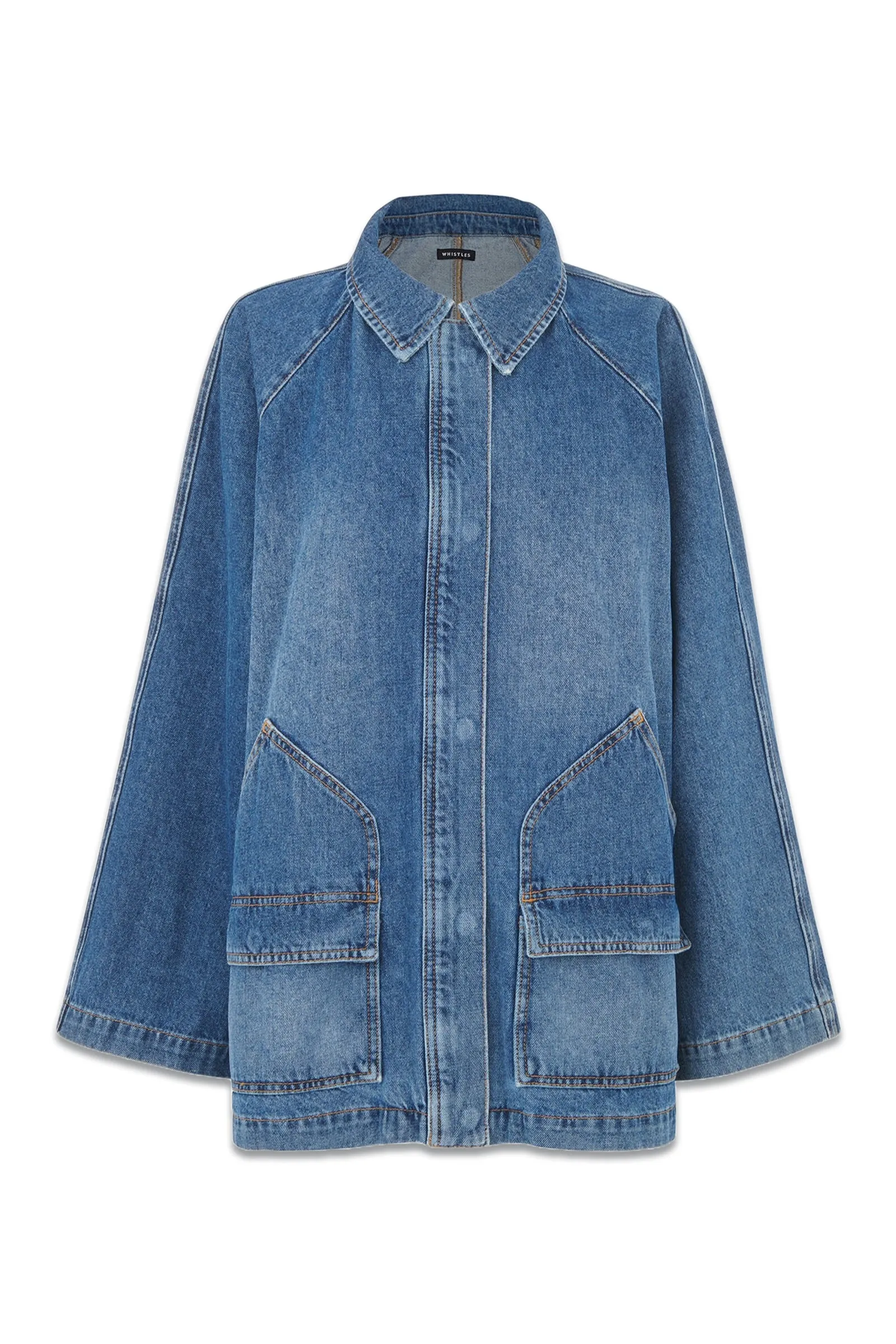 Flare Sleeve Denim Jacket