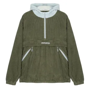 Hikerdelic Hooded Cord Smock Jade Green