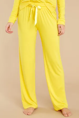 Hussy Yellow Pajama Pants