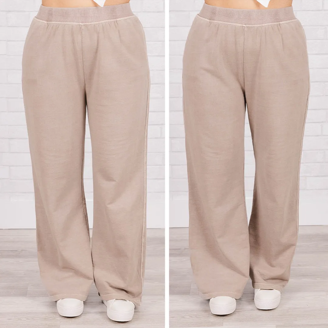 Keeping It Simple Pants, Ash Mocha