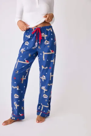 Love Leo Dog Rescue Cozy Flannel Pant