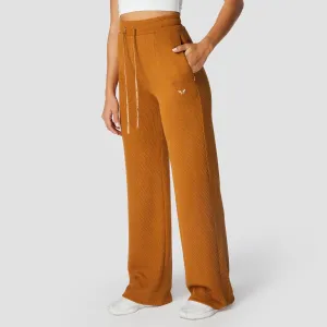 Luxe Wide Leg Pants - Biscuit