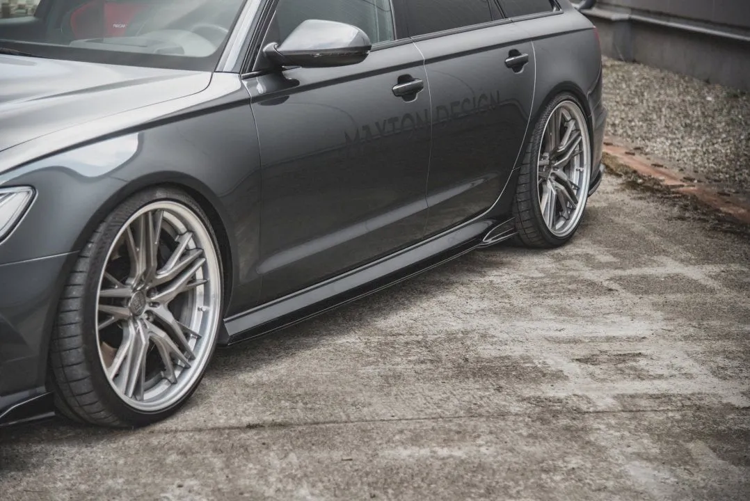 Maxton Design - Side Skirts Diffusers Audi A6 / A6 C7 S-Line / S6 C7 FACELIFT