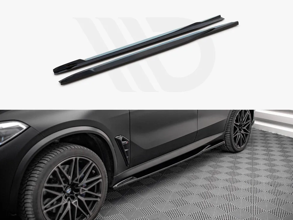 Maxton Design - SIDE SKIRTS DIFFUSERS BMW X5M F95 (2018-2023)