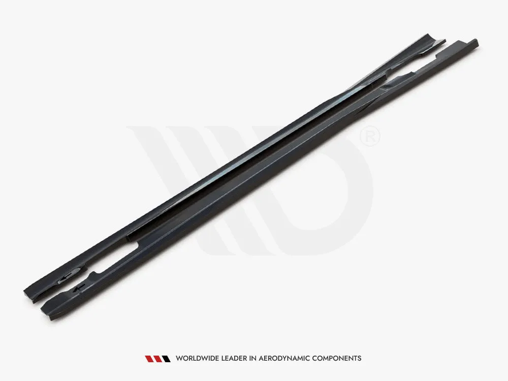 Maxton Design - SIDE SKIRTS DIFFUSERS MERCEDES C COUPE AMG-LINE C204/S204/W204