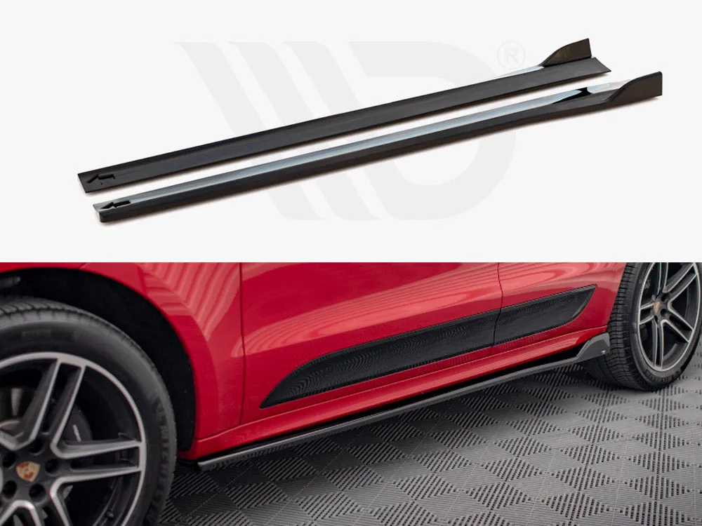 Maxton Design - SIDE SKIRTS DIFFUSERS PORSCHE MACAN GTS / SPORT DESIGN MK1 FACELIFT