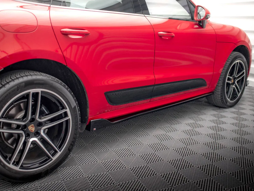 Maxton Design - SIDE SKIRTS DIFFUSERS PORSCHE MACAN GTS / SPORT DESIGN MK1 FACELIFT