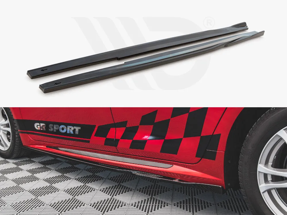 Maxton Design - SIDE SKIRTS DIFFUSERS TOYOTA COROLLA GR SPORT HATCHBACK XII (2019-)