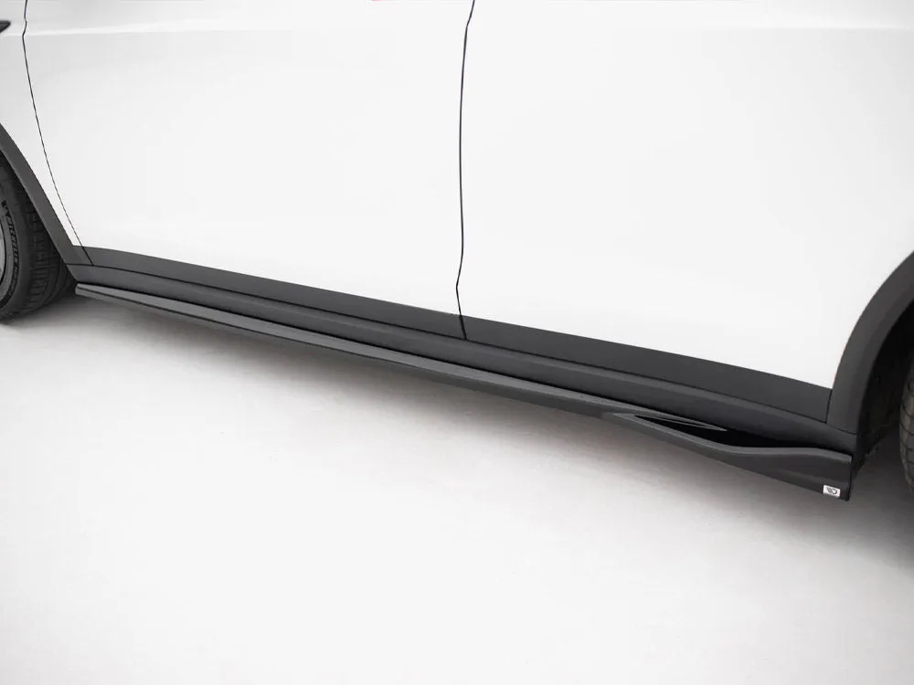 Maxton Design - Side Skirts Diffusers V.2 Tesla Model X Mk1 Facelift