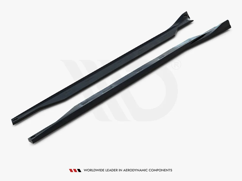 Maxton Design - Side Skirts Diffusers V.2 Tesla Model X Mk1 Facelift