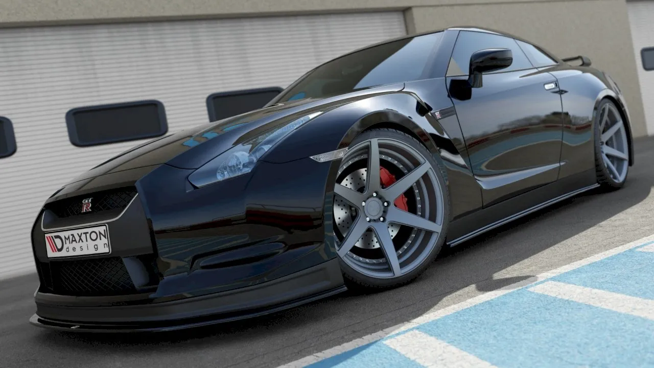 Maxton Design - SIDE SKIRTS SPLITTERS NISSAN GT-R PRE-FACELIFT COUPE (R35-SERIES) (2007-2010)