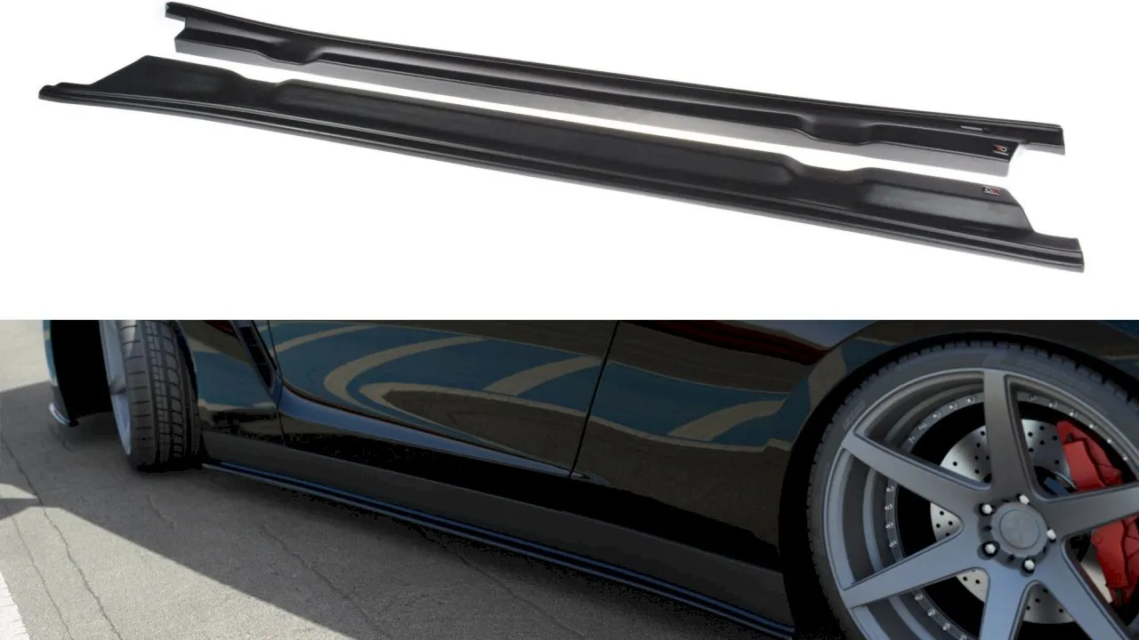 Maxton Design - SIDE SKIRTS SPLITTERS NISSAN GT-R PRE-FACELIFT COUPE (R35-SERIES) (2007-2010)