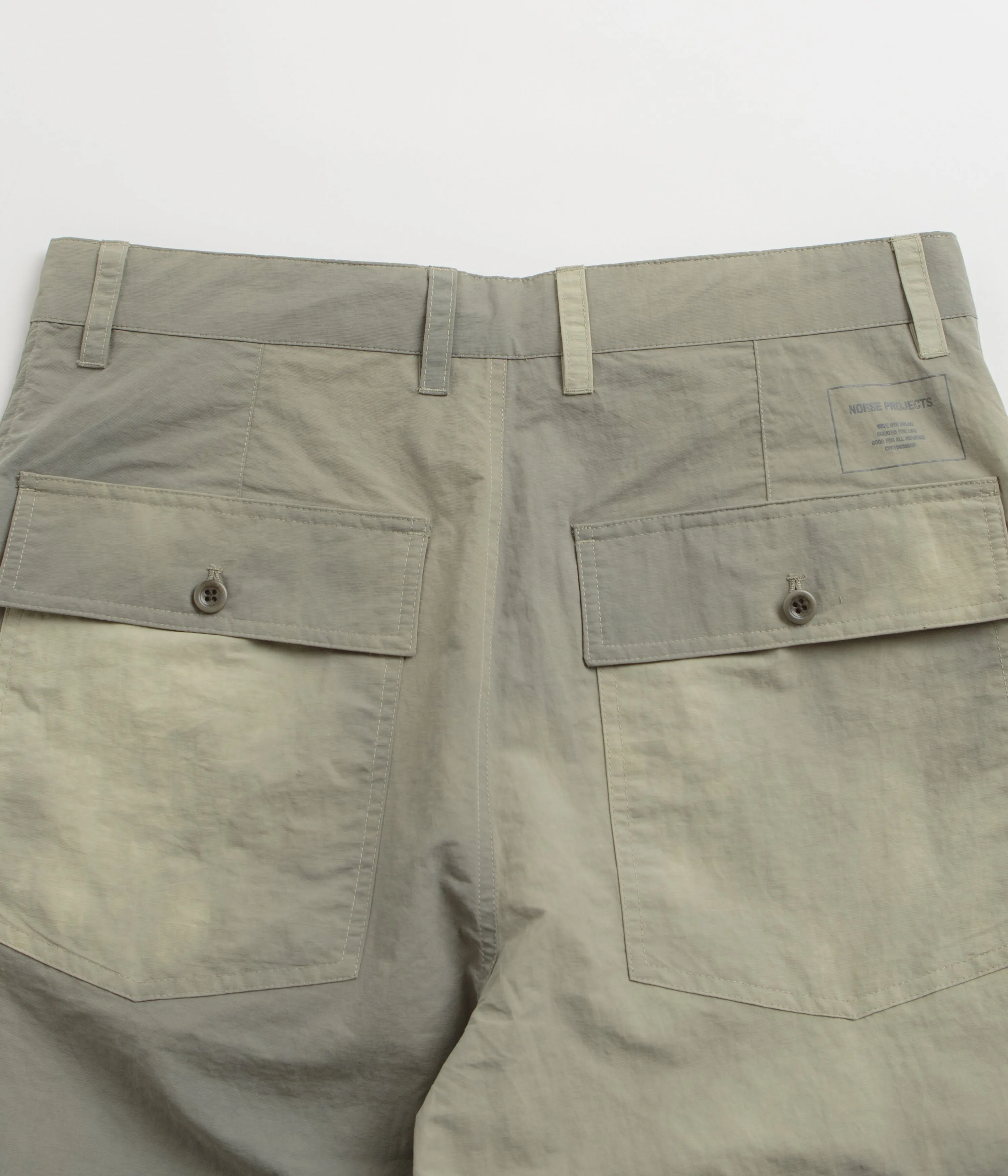 Norse Projects Lukas Relaxed Wave Dye Pants - Clay