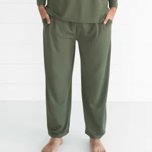 Olive Cozy Men's Pajama Pants