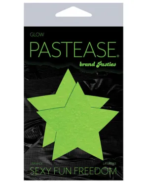 Pastease Star - Glow In The Dark Green O/s