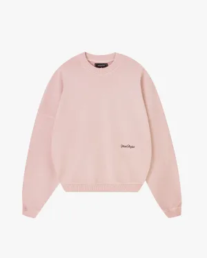 PERFECT BOXY CREWNECK PINK