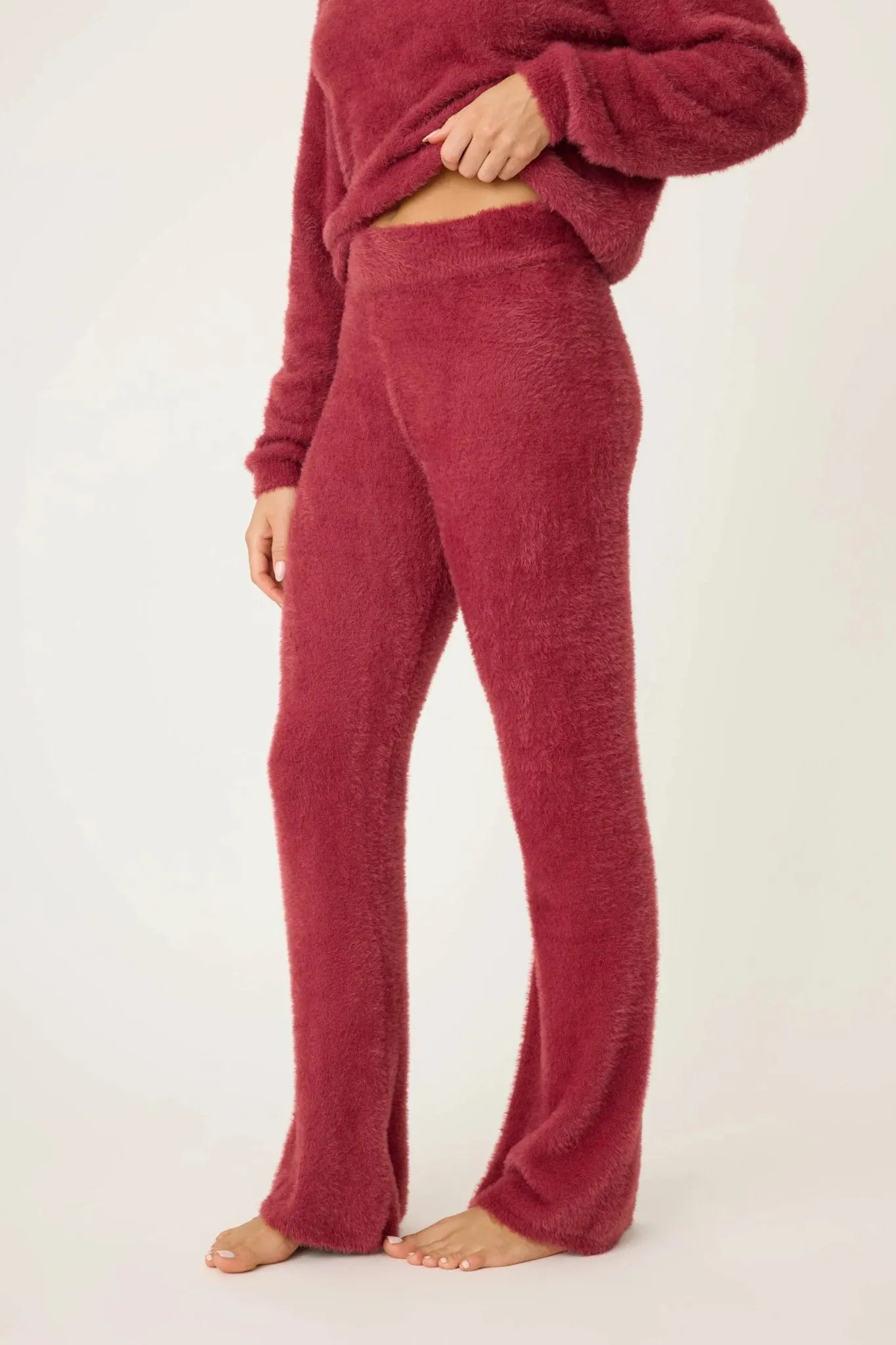 PJ Salvage: Full Of Holiday Spirit Feather Knit Pant