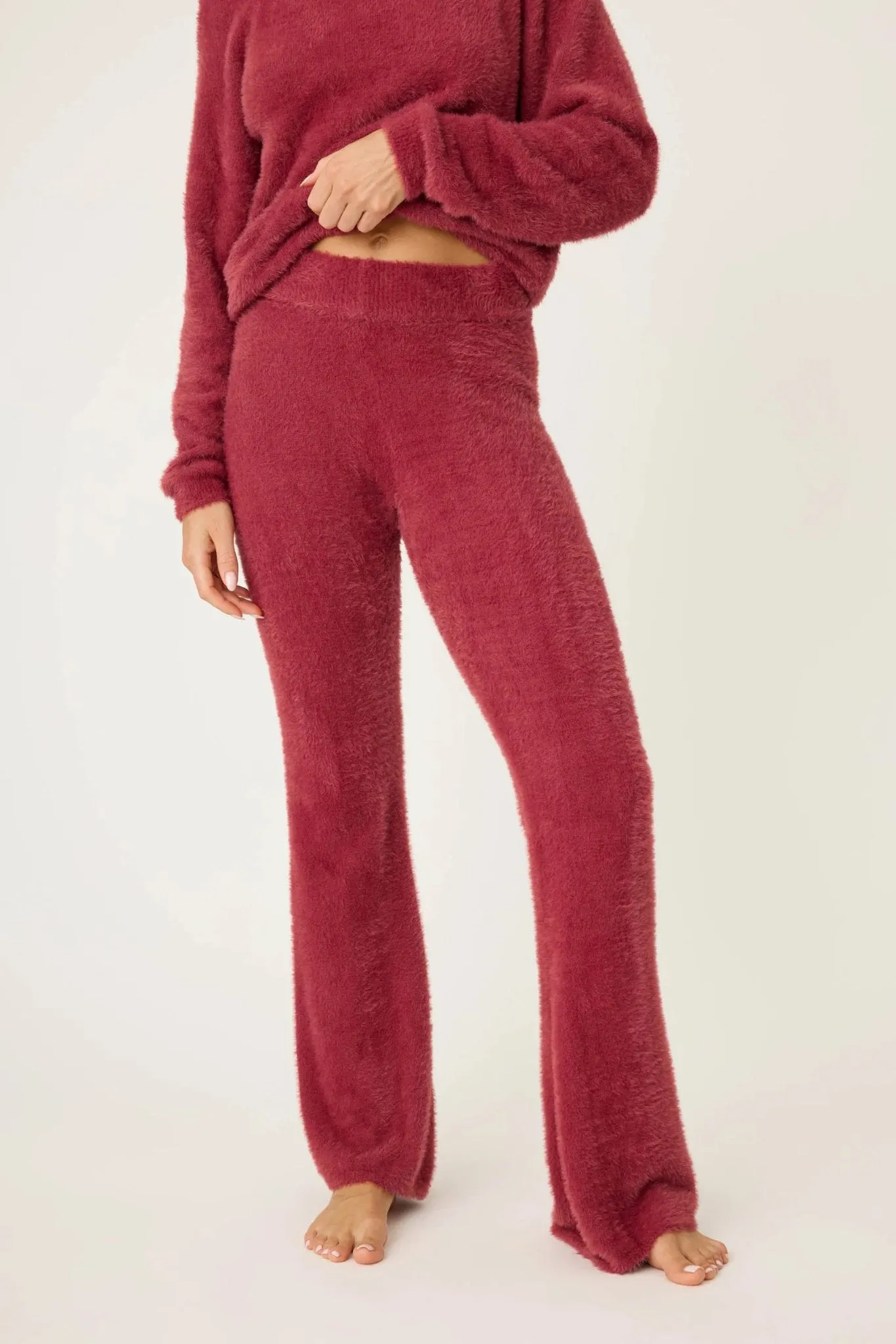 PJ Salvage: Full Of Holiday Spirit Feather Knit Pant