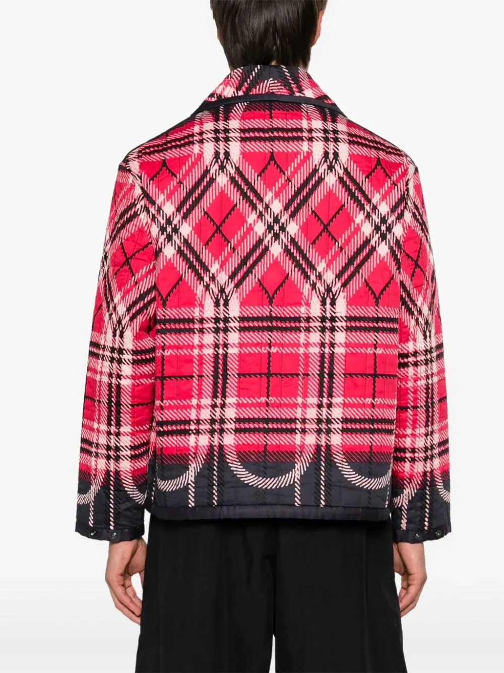 Quilted Plaid Fade Jacket