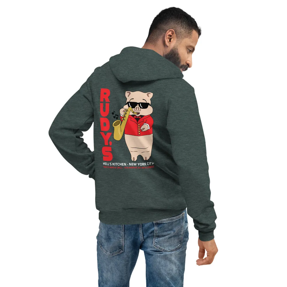 Saxophone Pig Unisex Hoodie