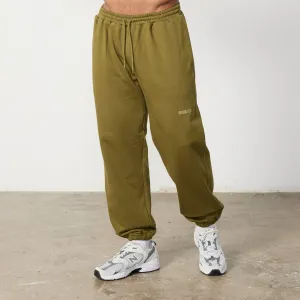 Vanquish Essential Olive Green Oversized Sweatpants