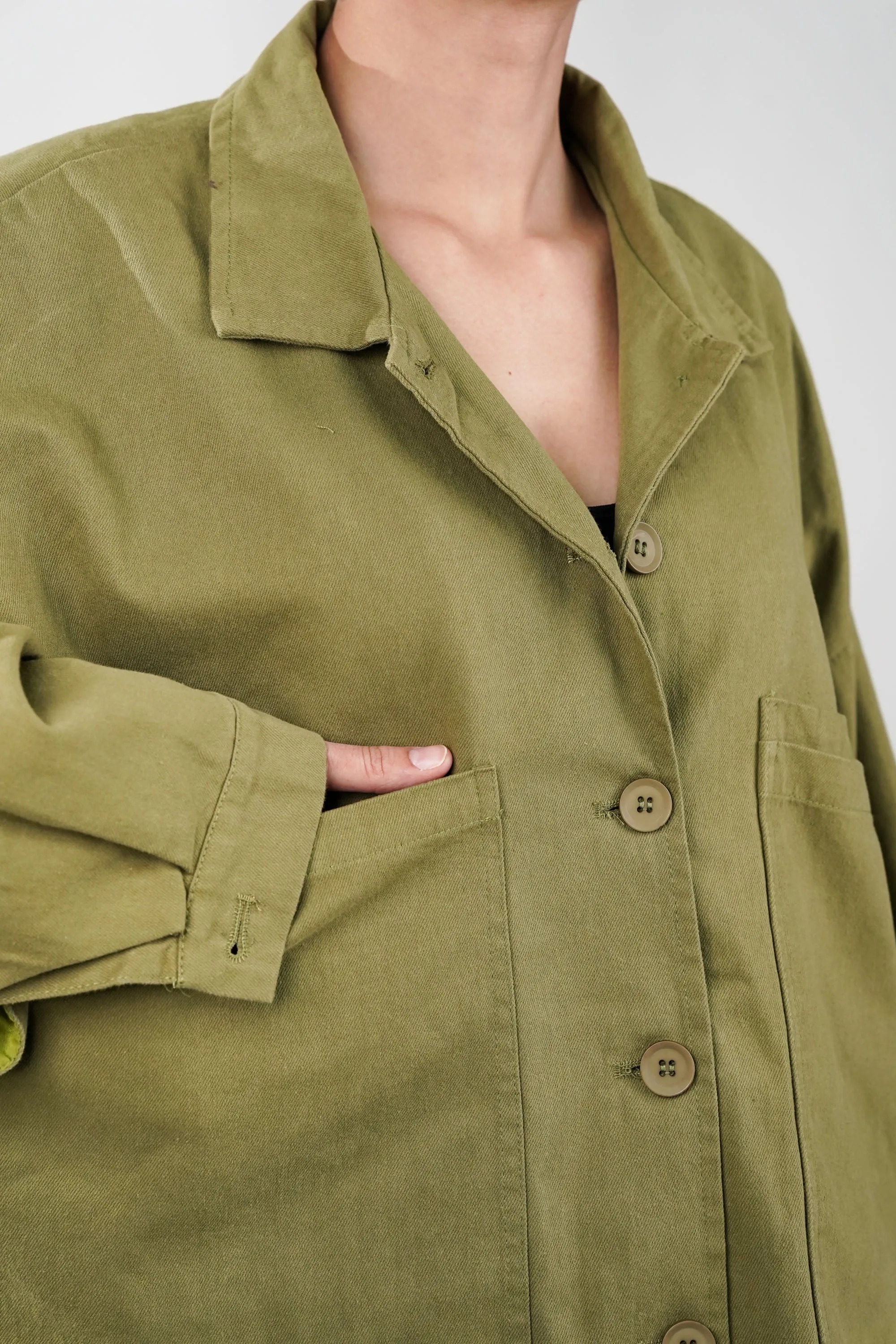 Willow Green Oversized Jacket